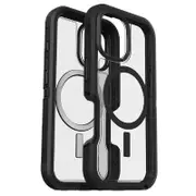 OtterBox 77-96044 Defender XT MagSafe Apple iPhone 16 Plus Case Clear/Black, DROP+ 5X