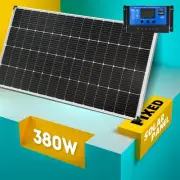 Sunpowers12V 380W Solar Panel Mono Home Caravan Camping Charging 10A Controller