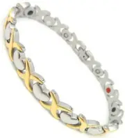 Magnetic Energy Power Bracelet Health 4in1 Bio Armband TITANIUM steel