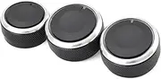 AC Knob Heater Air Conditioner Climate Control Switch Knobs Buttons Compatible for Chevy T250 Aveo Aveo5 Lova 250 Daewoo Gentra