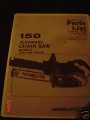 Homelite 150 , 150AO, 150 AOW parts list