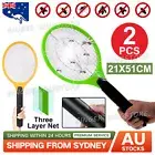 2x Electric Bug Zapper Tennis Racket Mosquito Fly Swatter Insect Killer Handheld