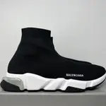 巴黎世家 BALENCIAGA SPEED CLEAR SOLE 黑白 針織鞋子 套襪鞋 襪套鞋 607544