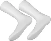 Cabilock Reusable Foot Model for Shoes 2pcs Foot Mannequin for Sock Display Maintain Shape of Shoes Safe Plastic