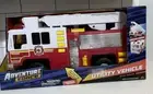 Adventure Force Utility Vehicle Light & Sound Fire Truck w/Extendable Ladder NEW