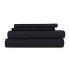Linen Market Bed Sheets for California King Size Bed (Black) - Sleep Better T...
