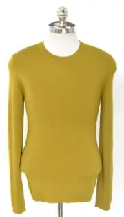 NWT DOLCE & GABBANA Green Wool Lightweight Pullover Crewneck Sweater 50 Fits S