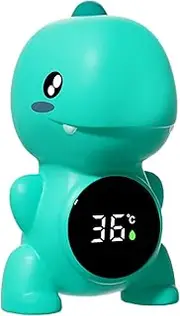 Baby Bath Temperature Gauge, Digital Water Sensor, Floating Toy with Three-Color Display, Temperature Monitor for Safe Bathing, for Kids, Bathtub Accessory, 4.72x2.76 inches