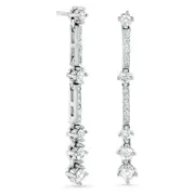 0.75 CT. T.W. Diamond Bar Drop Earrings in 14K White Gold (I/SI2)