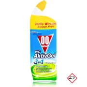 00 Null Wc Aktiv-Gel 3in1 Wc Hygiene Cleaners Fresh Green 750 ML