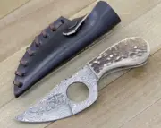 Stag handle vintage fixed blade knife | Knife lot | Christmas gift | Outdoor USA
