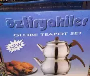 Oztiryakiler Globe Teapot Set Turkish High Quality Kitchen NEW IN BOX OZTI