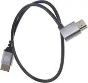 DRESSOOS Video Cable Male to Male Monitor Connector Right Angle Adapter for Tv Flexible Design for Easy Installation Tight Spaces Durable for Home Theater and Gaming