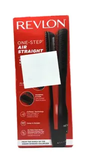 Revlon One-Step Air Straight 2-in-1 Dryer & Flat Iron - 1 Pc Set, New/Dmgd Box