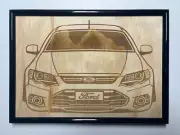 Custom Ford FG Falcon - Wood Engraved Design