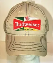 Vtg Bud Budweiser King Of Beers Logo Baseball Cap Hat New NOS OSFM 2005