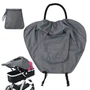 Stroller Sun Shade Breathable Upf50 Two-Way Stroller Sun Protection