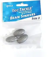Jarvis Walker Tec Tackle Bean Sinkers Size 3 - 3Pcs