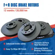 Front + Rear Disc Brake Rotors for Honda Civic / City MB2 MB3 MB7/8/9 MC1 (for: Honda)