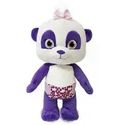 25cm Word Party Plush Toys Learning Stuffed Doll Lulu Franny Bailey Kip Leopard Kangaroo Elephant Panda Animal Toys Kids Gifts WHITE