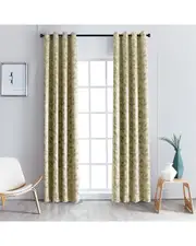 Superior Leaves Blackout Panel Curtains (Set Of 2)