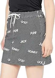 Jack Bunny(ジャックバニー) 263-3134316 Women's Skirt (All Over Pattern Bias Logo Jacquard) / Golf