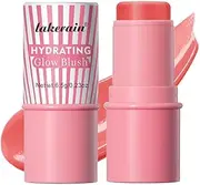 3-in-1 Cheek Lip Tinted Blush Stick Eyes Cheek And Lip Brighten Cream Makeup Stick Matte Bronzer Highlight