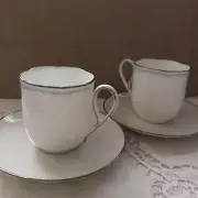 Noritake cup & saucer 2 customer set