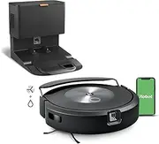 iRobot Roomba Combo j7+ Self-Emptying Robot Vacuum & Mop - Automatically vacuums and mops Without Needing to Avoid Carpets, Identifies & Avoids Obstacles, Smart Mapping, Ideal for Pets,Graphite