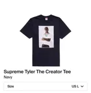 SOLD OUTSupreme Tyler, The Creator Tee|FW24 |Large|Navy| IN HAND SHIPS TODAY