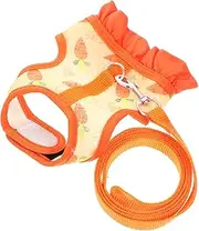 COSMEVIVI 1 Set Adjustable Bunny Harness and Leash Set Lightweight Outdoor Rabbit Vest for Pets Comfortable Fit for Cats Dogs Ferrets and Hamsters