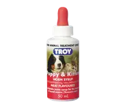 Meat Flavoured Worm Syrup for Puppies & Kitten 50ml (Troy)