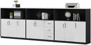 File Cabinet Wooden File Cabinet Multiple Combination Pack Removable Multi-Door Multi-Drawer Storage Cabinet Office Drawer