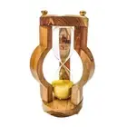 Large 30 Min Wooden Hourglass Sand Timer – Elegant Gift & Home Décor