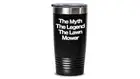 The Myth The Legend The Lawn Mower Tumbler Travel Coffee Cup Funny Gift for Lawn