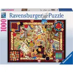 德國RAVENSBURGER 維寶拼圖 復古桌遊(1000P) RV19406