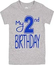 [Aiden's Corner] Boy's & Girl's My 2nd Birthday Shirts Handmade Clothes - Second Birthday Outfit