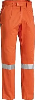 [BISLEY] WORKWEAR Men's 3M Taped Original Work Pant Orange