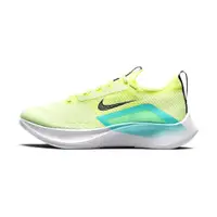 在飛比找PChome24h購物優惠-Nike Zoom Fly 4 女 螢光綠色 氣墊 避震 運