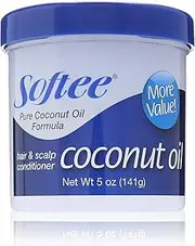 Softee Coconut Oil Hair and Scalp Conditioner, 5 Ounce