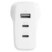 Cygnett PowerPlus Multi Port Wall Charger 87W - White. CY4770PDWCH
