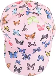 [BESPORTBLE] Butterfly Print Kids Baseball Hat for Toddlers Adjustable Peak Hat Outdoor