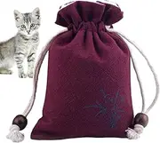 Pet Ashes Drawstring Pouch - Velvet Bag for Cat or Dog Cremains, Lightweight Storage for Human Ashes | Memorial Pet Ashes Holder, Portable Pouch for Pets | Secure Drawstring Design for Ashes of Cats,