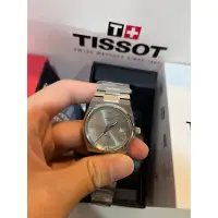 在飛比找蝦皮購物優惠-•Tissot PRX 石英錶 冰藍鋼錶帶 鋼錶帶 🔥