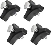 LALOCAPEYO 4 Sets Triangle Handle Knob Nut Screw Bolt Set Knob Handle Screw Fan Accessories for Lawn Mower Machine Lawn Mower Handle Bolts T-Handle Nut Screw Bolts Triangular