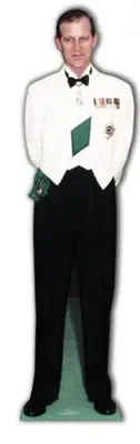 DUKE OF EDINBURGH LIFESIZE CARDBOARD CUTOUT STANDEE STANDUP Prince Philip Jubile