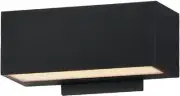 ET2 E23219 Blok 4" Tall Outdoor Wall Sconce - Black