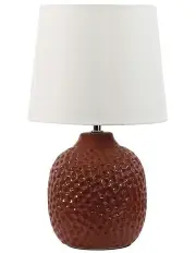 [Oriel Lighting] Lilia Ceramic Table Lamp in Red