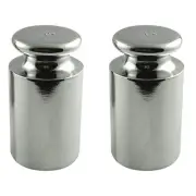 2X Calibration Weight for Digital Scale, Carbon Steel, Chrome ,3387