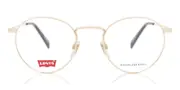 Levi's LV 1007 J5G Men's Glasses Gold Size 48 - Private Health Rebate - Blue Light Block Available